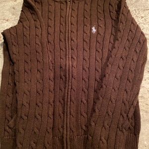 Polo brown sweater sport